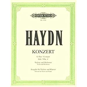 Haydn: Concerto No. 4 in G major, Hob.VIIa/4 (Violin & Piano), ed. K__chler(中古品)