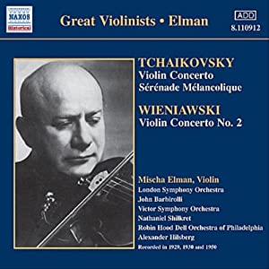 チャイコフスキー/ヴィエニャフスキ:ヴァイオリン協奏曲(エルマン)(1929, 1950)(中古品)