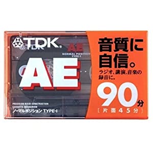 TDK オーディオテープ AE 90分 AE-90G(中古品)