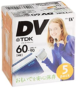 TDK MINIDVカセット 60分録画 5本パック [DVM60BUX5A](中古品)