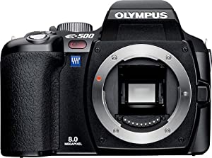 OLYMPUS デジタル一眼レフカメラ E-500 ブラック ボディ単体(中古品)