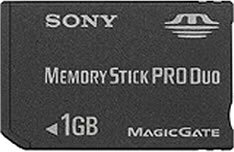 SONY メモリースティックPROデュオ 1GB MSX-M1GST(中古品)