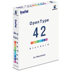 DynaFont OpenType42 手書き風Plus Standard for Macintosh(中古品)