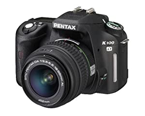 PENTAX デジタル一眼レフカメラ K100D レンズキット DA 18-55mmF3.5-5.6AL付き(中古品)