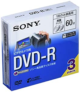 SONY ビデオカメラ用DVD-R(8cm) 3枚パック 3DMR60A(中古品)
