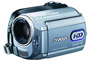 JVCケンウッド ビクター Everio エブリオ ビデオカメラ ハードディスクムービー 40GB GZ-MG275-S(中古品)