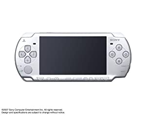 PSP「プレイステーション・ポータブル」 アイス・シルバー (PSP-2000IS) 【メーカー生産終了】(中古品)