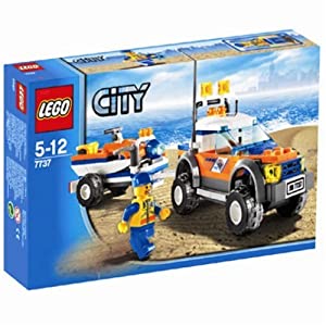 レゴ (LEGO) シティ 4WDトラックとジェットスクーター 7737(中古品)