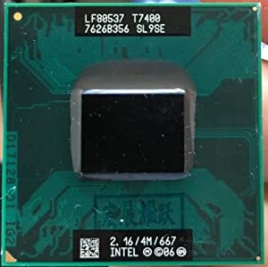 [Intel] Core 2 Duo T7400 モバイル CPU 2.16GHz 4M Cache 667MHz FSB SL9SE(中古品)