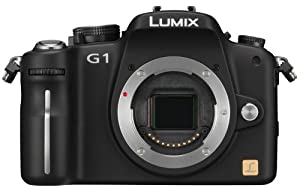 パナソニック デジタル一眼カメラ LUMIX (ルミックス) G1 ボディ コンフォートブラック DMC-G1-K(中古品)