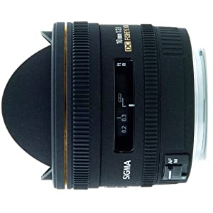 SIGMA 単焦点魚眼レンズ 10mm F2.8 EX DC FISHEYE HSM ペンタックス用 対角線魚眼 APS-C専用 477615(中古品)