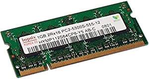 Hynix (ハイニックス) ノートPC用増設メモリ 1GB PC2-5300S (DDR2-555MHz) 200pin HYMP112S64CP6(中古品)