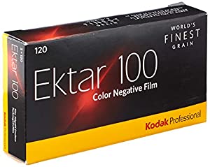 Kodak カラーネガティブフィルム プロフェッショナル用 エクター100 120 5本パック 8314098(中古品)