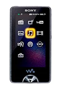 SONY ウォークマン Xシリーズ 16GB ブラック NW-X1050/B(中古品)
