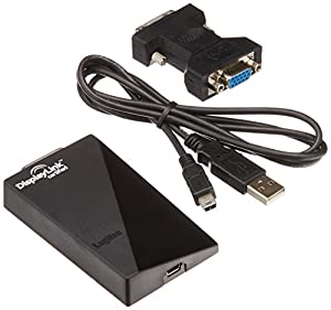 Logitec ディスプレィアダプタ USB Full HD対応 LDE-WX015U(中古品)