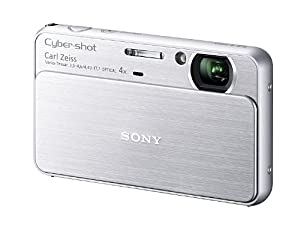 ソニー SONY デジタルカメラ Cybershot T99 (1410万画素CCD/光学x4/デジタルx8) シルバー DSC-T99/S(中古品)
