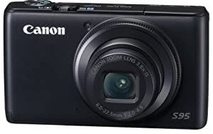 Canon デジタルカメラ Powershot S95 PSS95 1000万画素高感度CCD 光学3.8倍ズーム 広角28mm 3.0型液晶 F2.0(中古品)