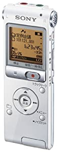SONY ステレオICレコーダー 2GB UX512 ホワイト ICD-UX512/W(中古品)