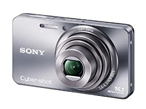 ソニー SONY デジタルカメラ Cybershot W570 1610万画素CCD 光学ｘ5 シルバー DSC-W570/S(中古品)