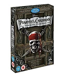 Pirates of the Caribbean 1-4 Box Set [Blu-ray] [Import](中古品)