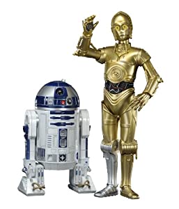 コトブキヤ スター・ウォーズ ARTFX+ R2-D2 & C-3PO 1/10スケール PVC塗装済み簡易組立キット(中古品)