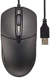 スリー・アールシステム USB接続光学マウス ブラック 3R-KCMS01UBK(中古品)