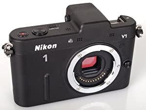 Nikon ミラーレス一眼カメラ Nikon 1 (ニコンワン) V1 (ブイワン) ボディ ブラック N1 V1 BK(中古品)