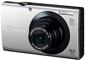 Canon デジタルカメラ PowerShot A3400IS シルバー 光学5倍ズーム タッチパネル PSA3400IS(SL)(中古品)