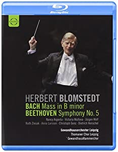 ヘルベルト・ブロムシュテット: バッハ ロ短調ミサ、ベートーヴェン 交響曲第5番『運命』 [Import] [Blu-ray](中古品)