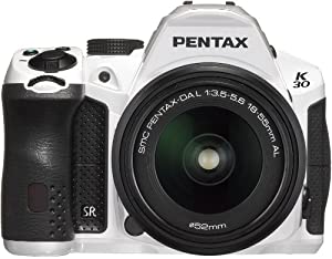 PENTAX デジタル一眼レフカメラ K-30 レンズキット [DAL18-55mm] クリスタルホワイト K-30LK18-55 C-WH 15681(中古品)