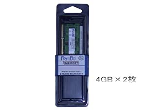 FMV-BIBLO NF NF/G50/G50N/G60NT/G60T/G70/G70Nでの動作保証4GBメモリ2枚組(中古品)