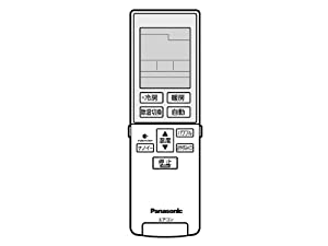 Panasonic リモコン（リモコンホルダー付き） CWA75C3786X(中古品)
