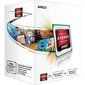 AMD A-Series A4 5300 ソケットFM2 TDP 65W 3.4GHz×2 GPU HD7480D AD5300OKHJBOX(中古品)