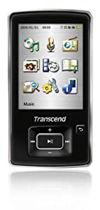Transcend MP3プレーヤー MP870 8GB ブラック TS8GMP870K(中古品)