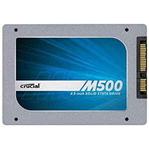 Crucial M500 内蔵型SSD 120GB 2.5インチ SATA6Gbps CT120M500SSD1(中古品)