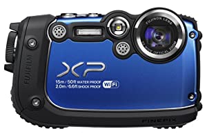 FUJIFILM デジタルカメラ XP200BL ブルー 1/2.3型 正方画素CMOS 光学5倍ズーム F FX-XP200BL(中古品)
