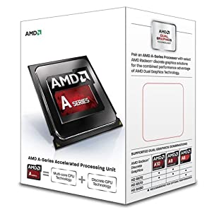 AMD A-Series A8 6500 ソケットFM2 TDP 65W 3.5GHz×4 GPU HD8570D AD6500OKHLBOX(中古品)