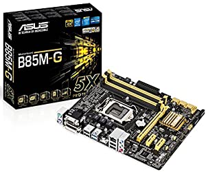 ASUS Intel B85 搭載 マザーボード LGA1150対応 B85M-G 【microATX】(中古品)