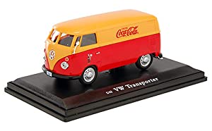 Coca-Cola Collectibles 1/43 VW カーゴ バン 1962 レッド & イエロー 完成品(中古品)