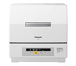 Panasonic 食器洗い乾燥機 プチ食洗 エコナビ ホワイト NP-TCR2-W(中古品)