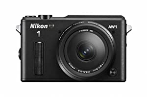 Nikon ミラーレス一眼カメラ Nikon1 AW1 防水ズームレンズキット ブラック N1AW1LKBK(中古品)
