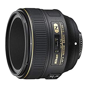 Nikon 単焦点レンズ AF-S NIKKOR 58mm f/1.4G Fマウント フルサイズ対応(中古品)