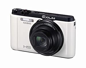 CASIO デジタルカメラ EXILIM EXFC400SWE 1610万画素 光学12.5倍ズーム EX-FC400SWE ホワイト(中古品)