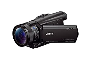 ソニー SONY ビデオカメラ FDR-AX100 4K 光学12倍 ブラック Handycam FDR-AX100 BC(中古品)