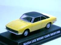 コナミ 1/64 絶版名車コレクションVol.7 マツダ ルーチェ ロータリークーペ （1969年） イエロー(中古品)