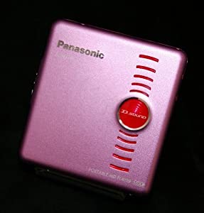 Panasonic パナソニック SJ-MJ19-P ピンク ポータブルMDプレーヤー MDLP対応 （MD再生専用機/MDウォークマン）(中古品)