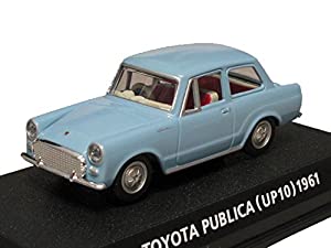 コナミ 1/64 絶版名車コレクションVol.5 トヨタ パブリカ （1961）水色(中古品)