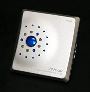 Victor ビクター JVC XM-ZX3-A ブルー ポータブルMDプレーヤー MDLP対応 （MD再生専用機/MDウォークマン）(中古品)
