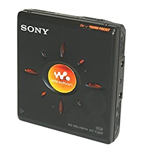 SONY ソニー MZ-E500-B ブラック ポータブルMDプレーヤー MDLP対応 （MD再生専用機/MDウォークマン）(中古品)