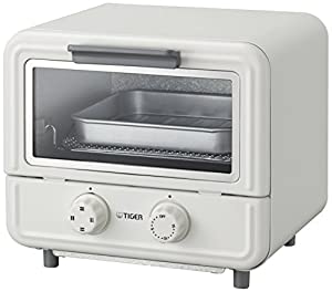 タイガー オーブン トースター ぷちはこ ホワイト レシピ付き やきたて KAO-A850-W Tiger(中古品)